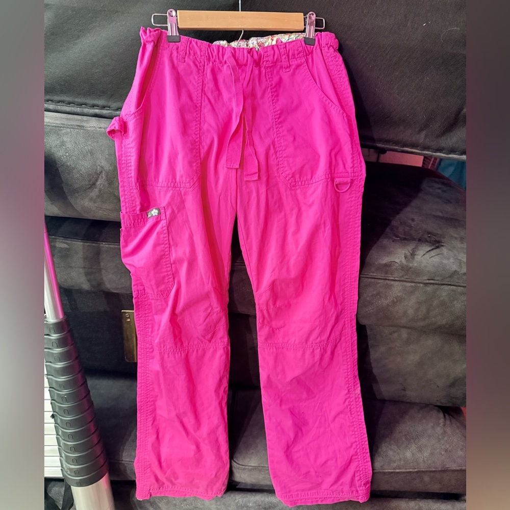 koi Lindsey Lindsay Women's cargo scrub Pants - Pink tall